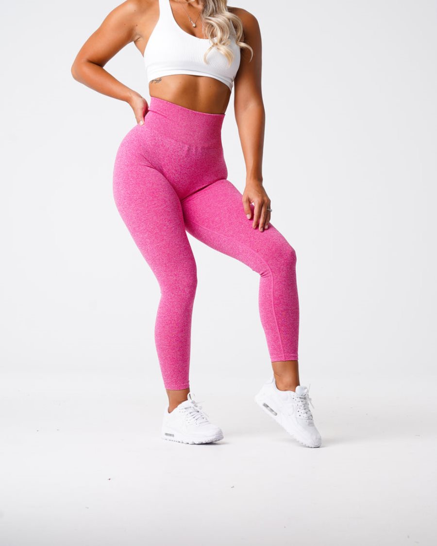 Leggins NVGTN Scrunch Seamless Mujer Fucsia | TamJE07G