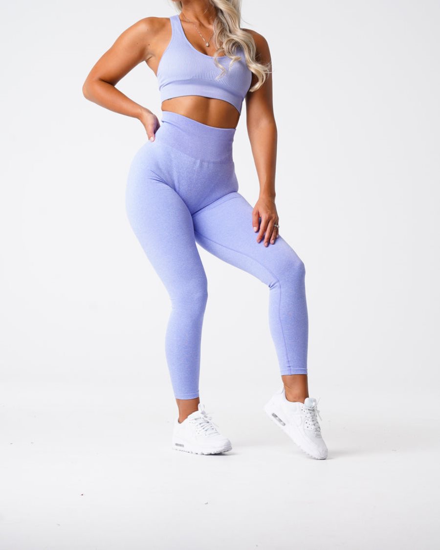 Leggins NVGTN Scrunch Seamless Mujer Moradas Claro | hLZJaoir