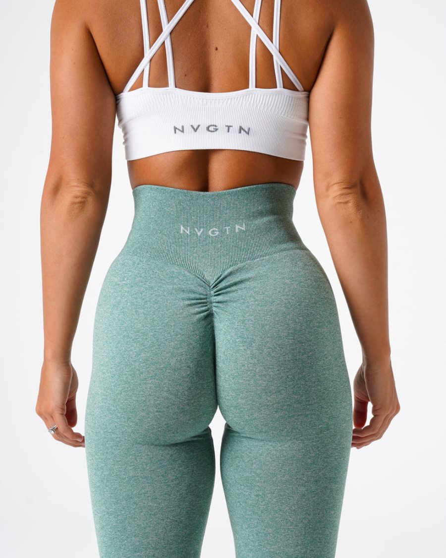 Leggins NVGTN Scrunch Seamless Mujer Verde | jfotjfp8