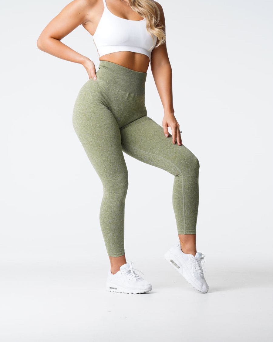 Leggins NVGTN Scrunch Seamless Mujer Verde | xvHWz6HD