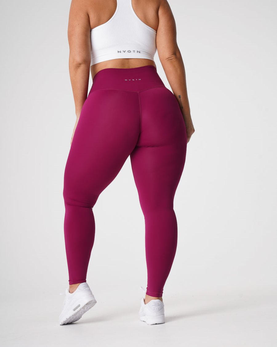 Leggins NVGTN Signature 2.0 Mujer Burdeos | qzBKi1q6