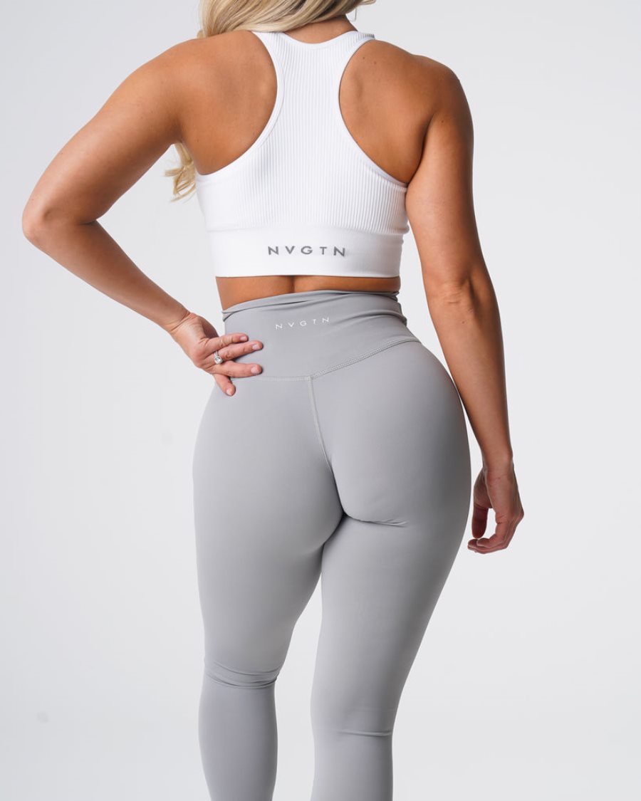 Leggins NVGTN Signature 2.0 Mujer Gris | MmISjZPg