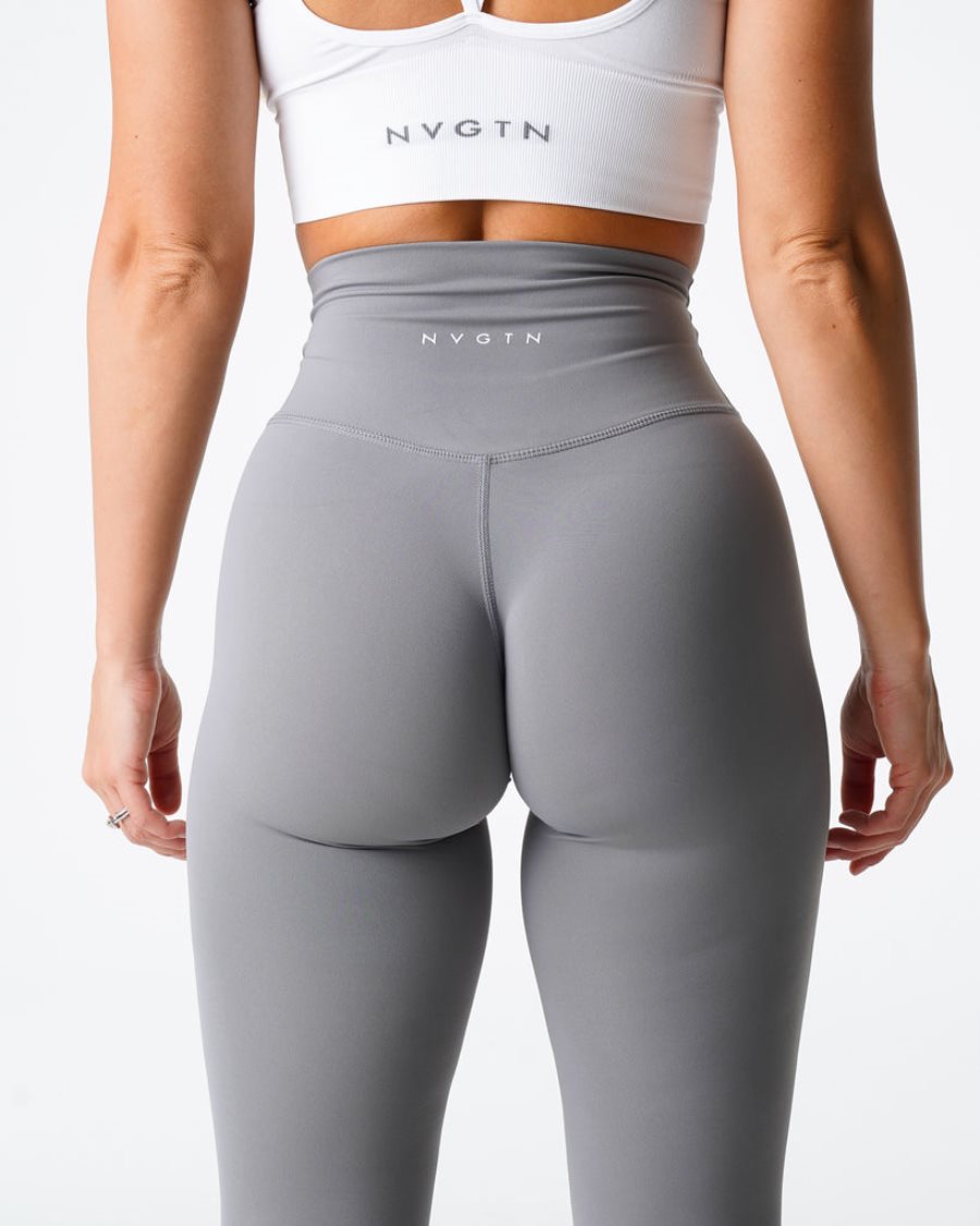 Leggins NVGTN Signature 2.0 Mujer Gris | rxSPshJ9