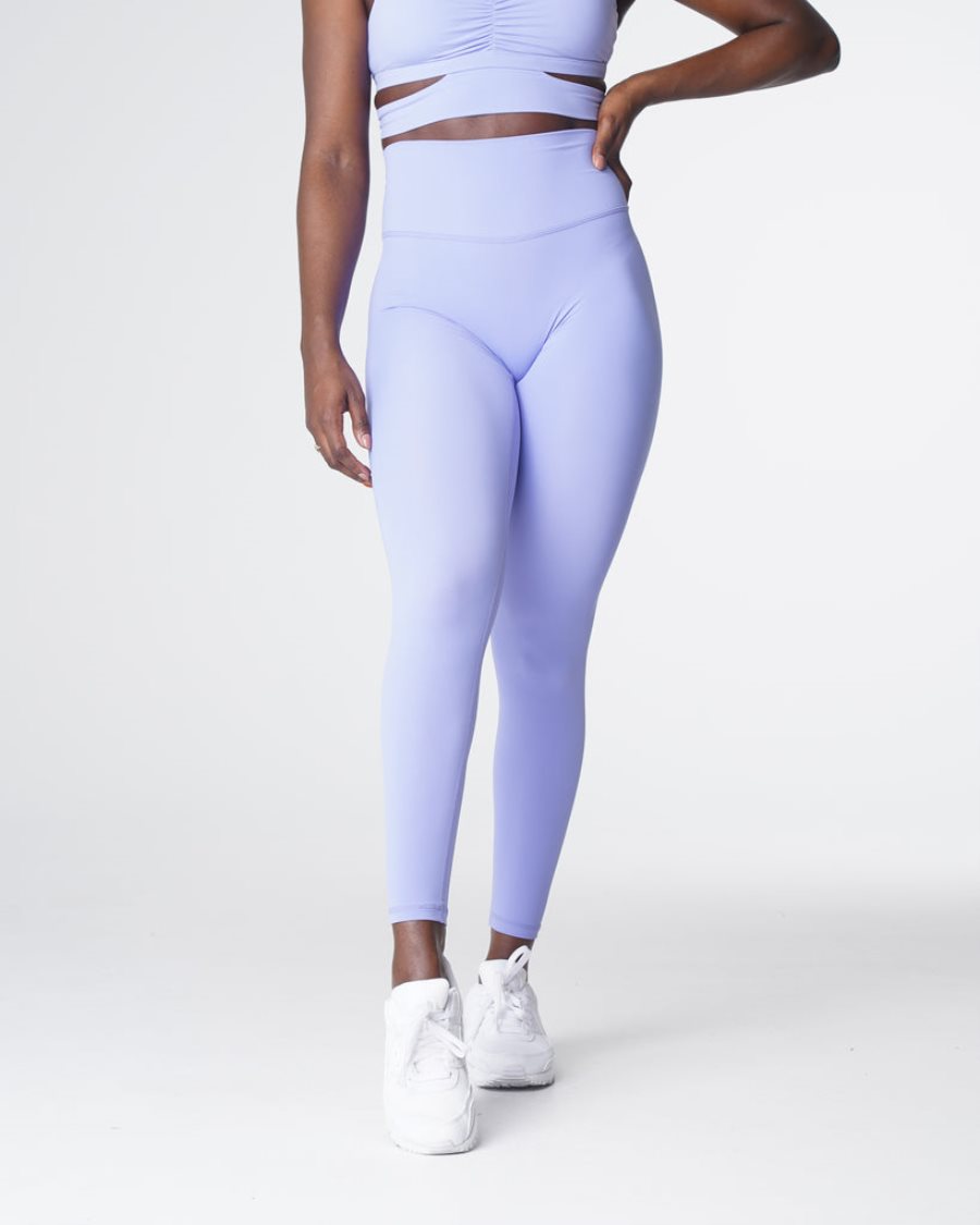 Leggins NVGTN Signature 2.0 Mujer Moradas Claro | VQ9PaGKS