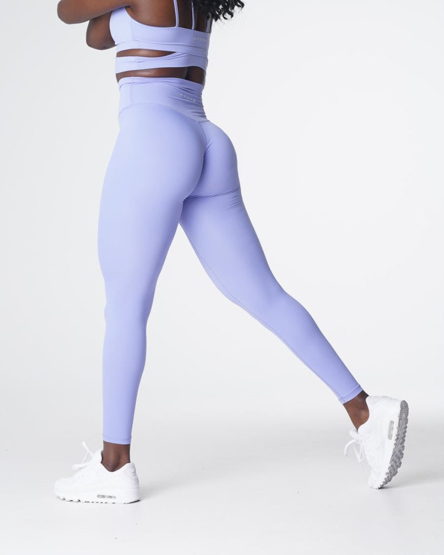 Leggins NVGTN Signature 2.0 Mujer Moradas Claro | VQ9PaGKS