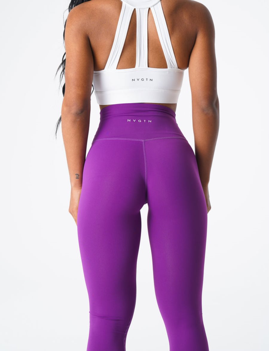 Leggins NVGTN Signature 2.0 Mujer Moradas | hhcj79ai