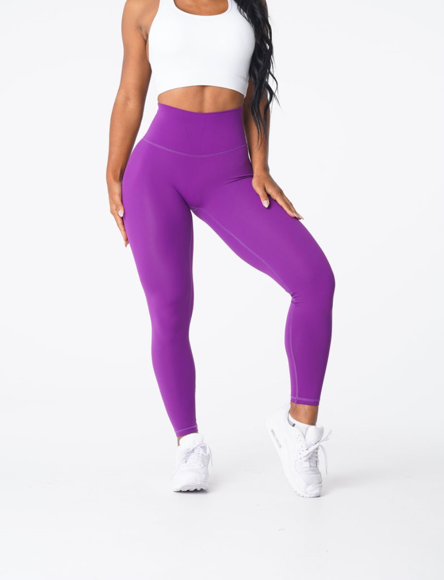 Leggins NVGTN Signature 2.0 Mujer Moradas | hhcj79ai