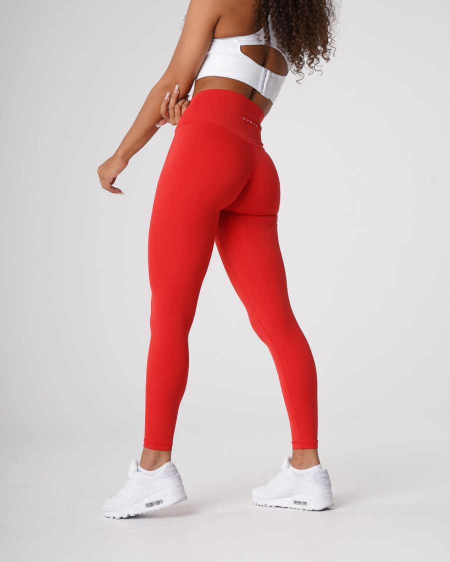 Leggins NVGTN Signature 2.0 Mujer Rojas | CSlvov5c