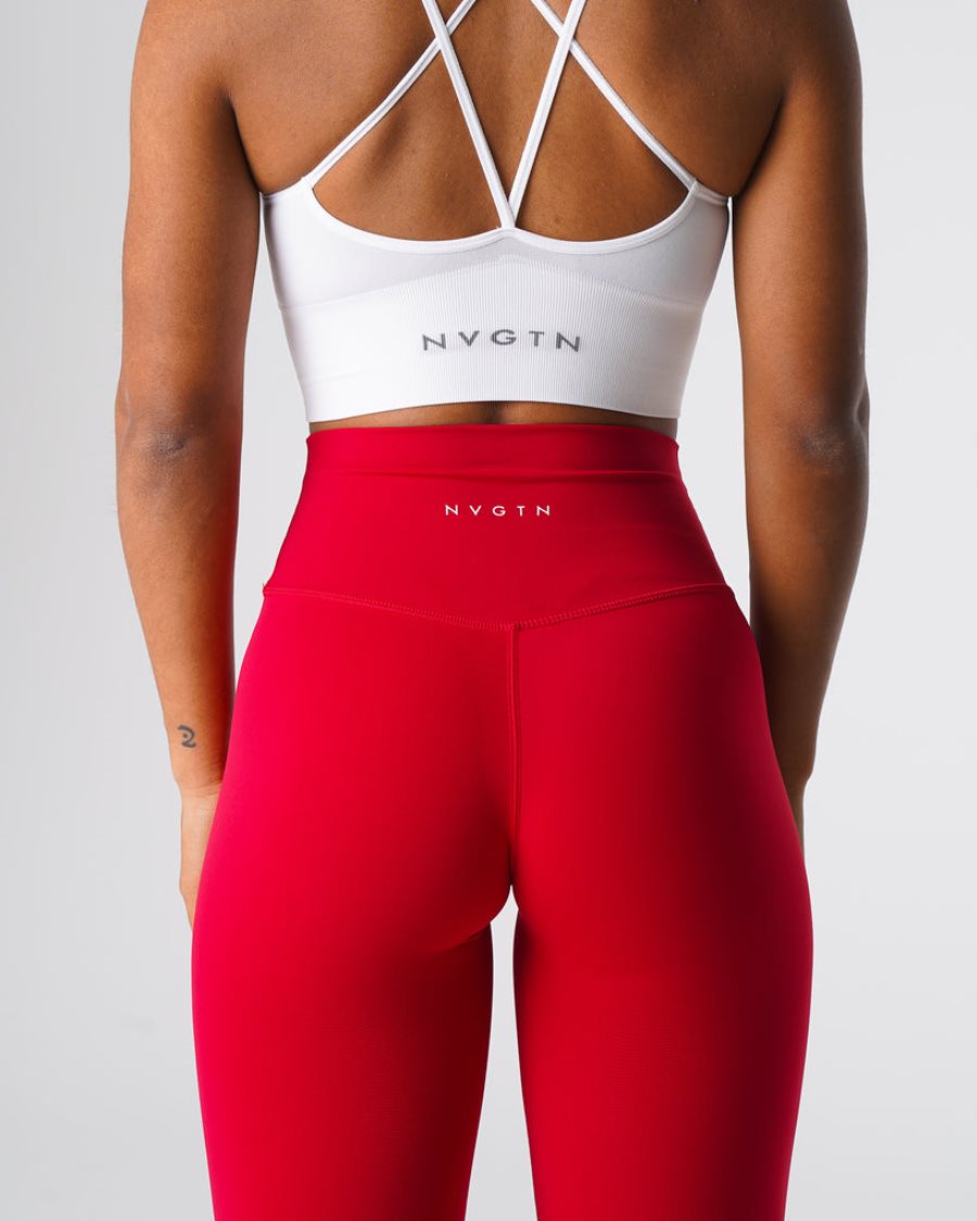 Leggins NVGTN Signature 2.0 Mujer Rojas | voLewe23