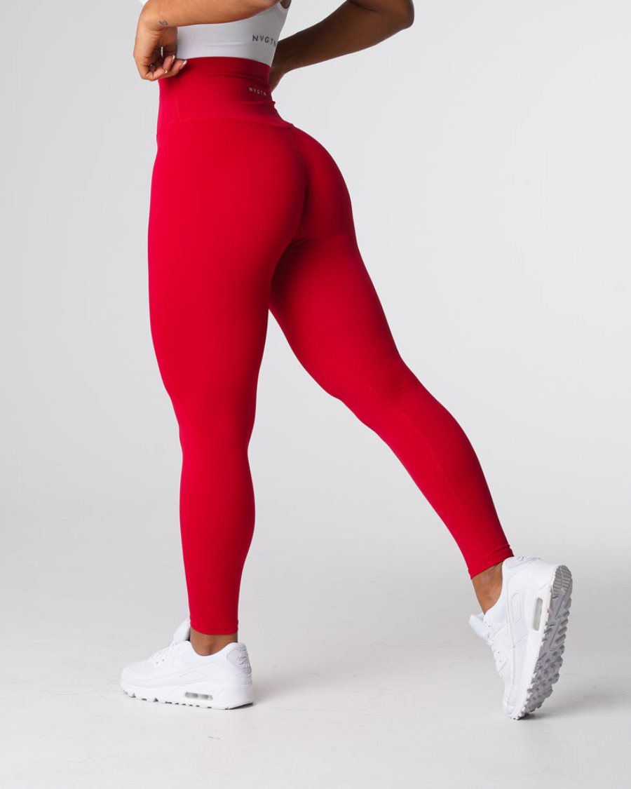 Leggins NVGTN Signature 2.0 Mujer Rojas | voLewe23