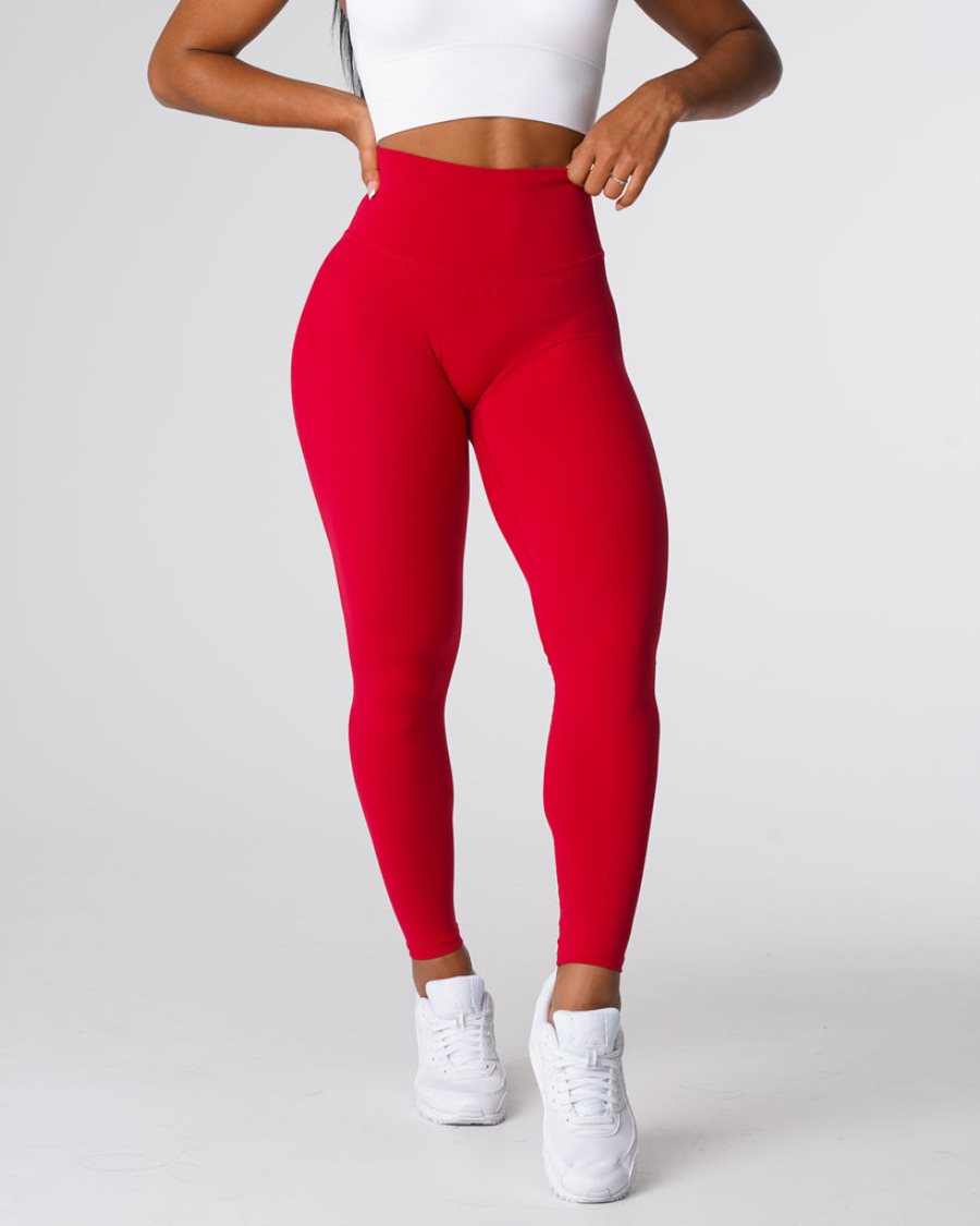 Leggins NVGTN Signature 2.0 Mujer Rojas | voLewe23