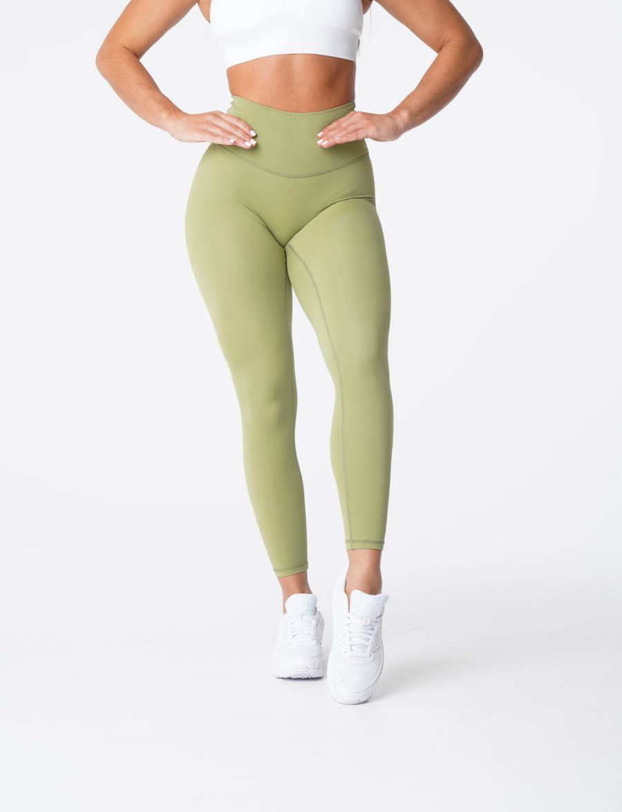 Leggins NVGTN Signature 2.0 Mujer Verde Oliva | VixmEUBG