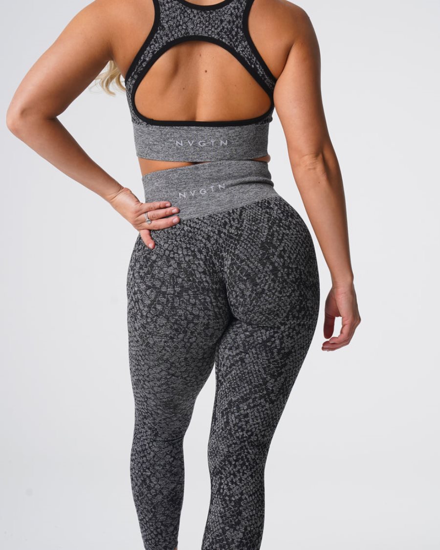 Leggins NVGTN Snakeskin Seamless Mujer Negras | EUj6qIDJ