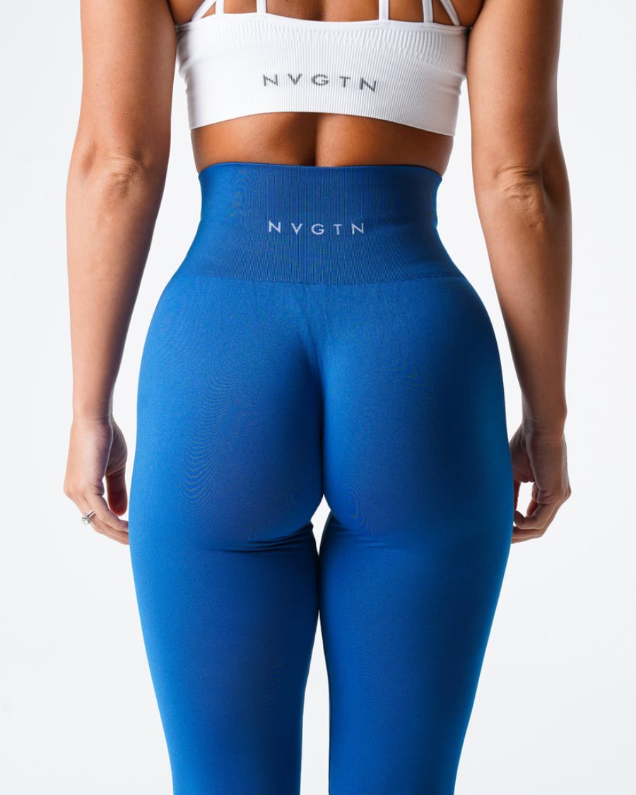 Leggins NVGTN Solid Seamless Mujer Azules | 9e2IgkfX