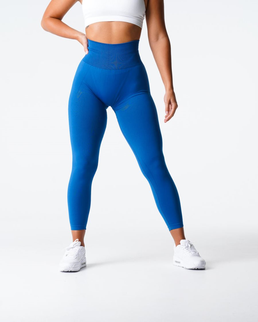 Leggins NVGTN Solid Seamless Mujer Azules | 9e2IgkfX