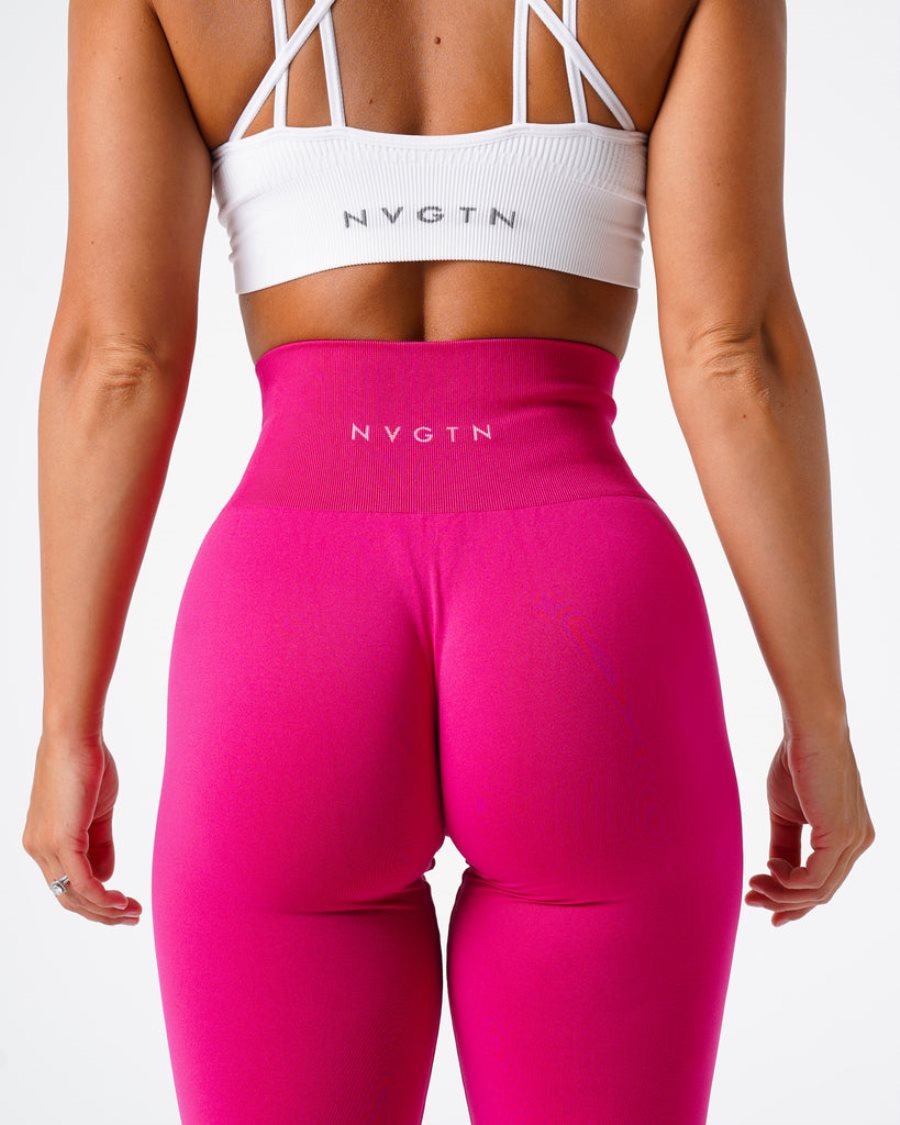 Leggins NVGTN Solid Seamless Mujer Rosas Oscuro | KG8gRLPH