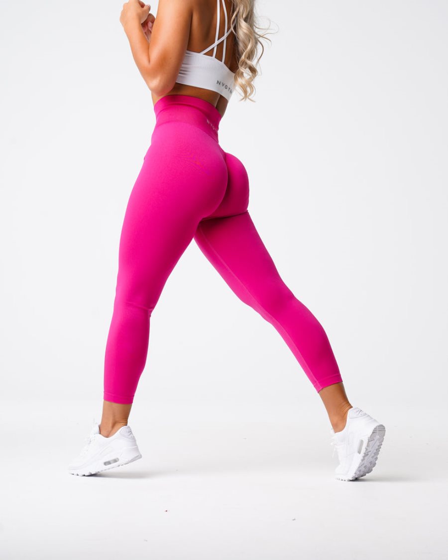 Leggins NVGTN Solid Seamless Mujer Rosas Oscuro | KG8gRLPH