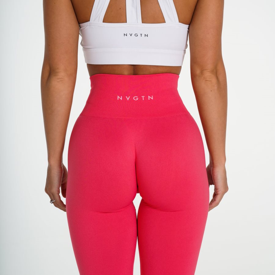 Leggins NVGTN Solid Seamless Mujer Rosas | LYQTgtBS