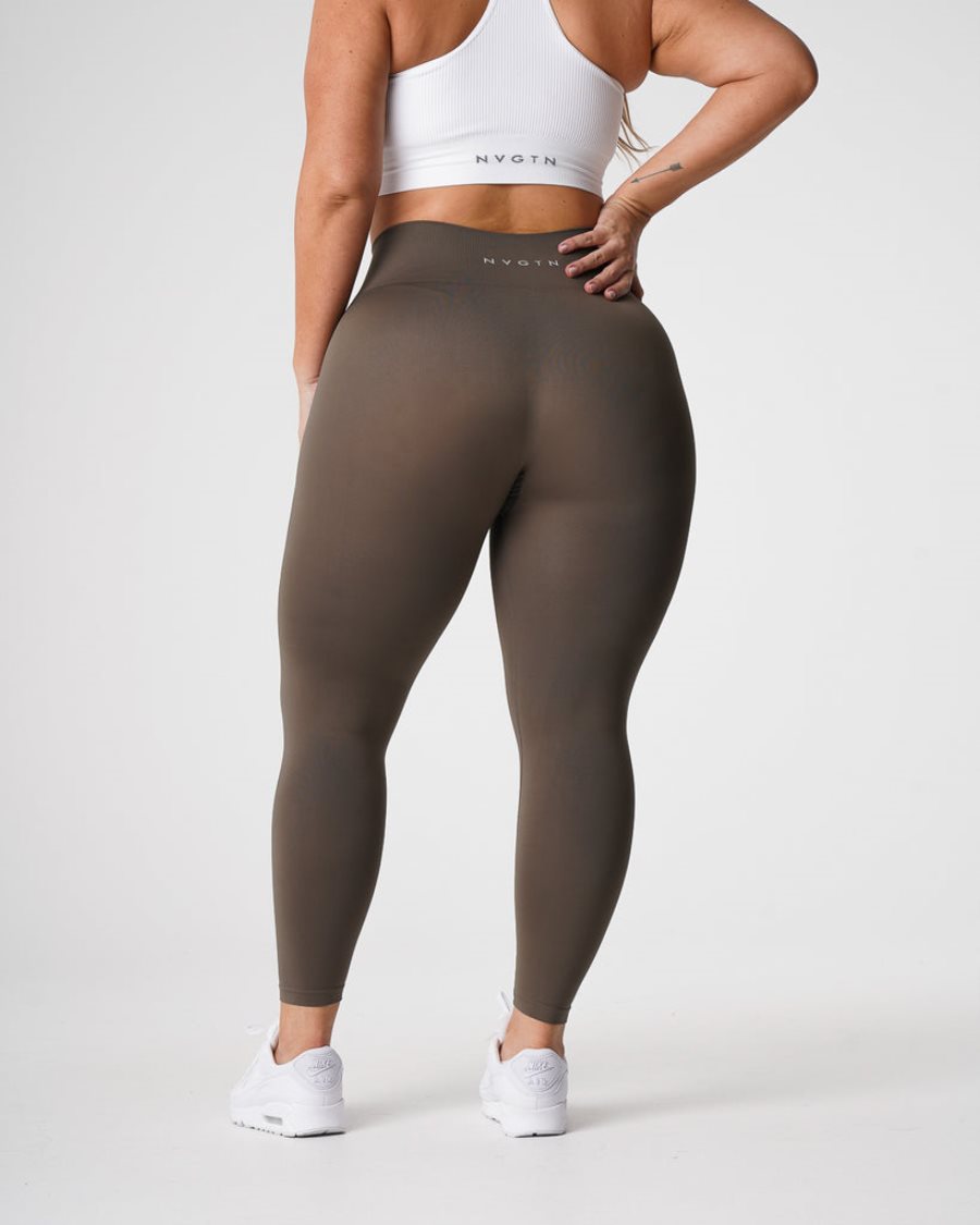 Leggins NVGTN Solid Seamless Mujer Verde Oliva | Zq15XhCO