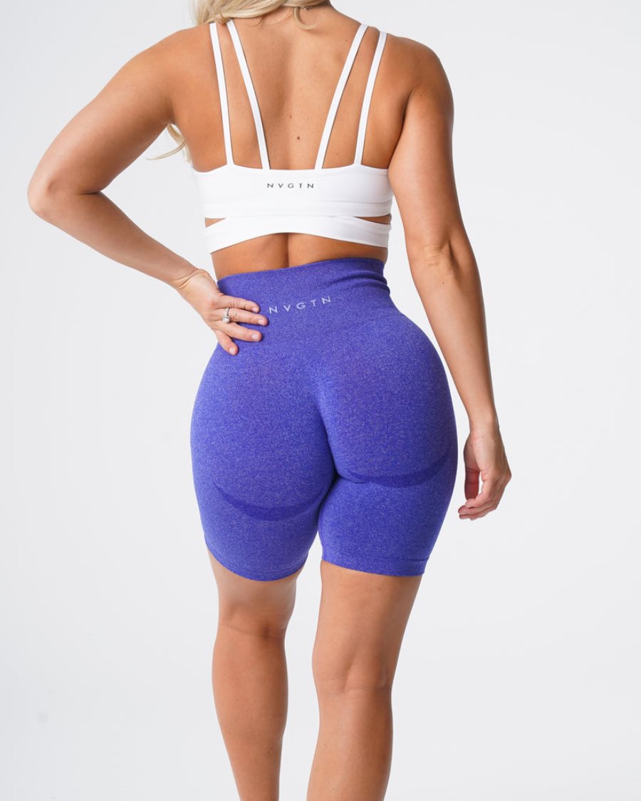 Pantalones Cortos NVGTN Ciclismo Mujer Azules | yAYnVZBu