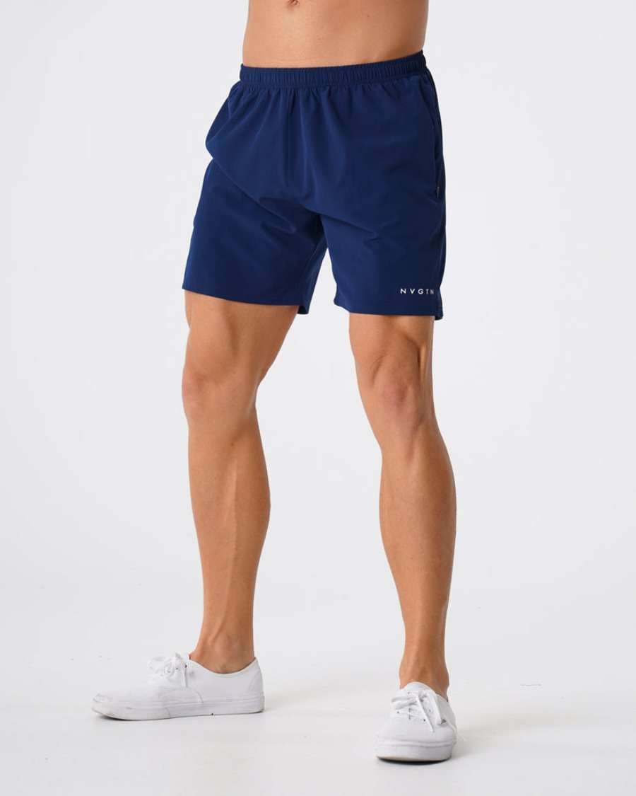 Pantalones Cortos NVGTN Flex Hombre Azul Marino | AHkIh6aP