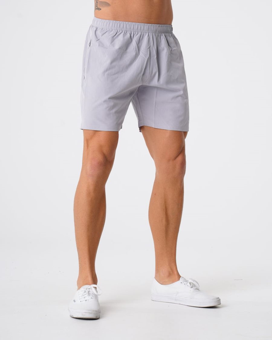 Pantalones Cortos NVGTN Flex Hombre Gris | hg1bM318