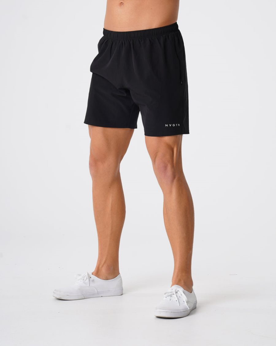 Pantalones Cortos NVGTN Flex Hombre Negras | nYGkXd7g