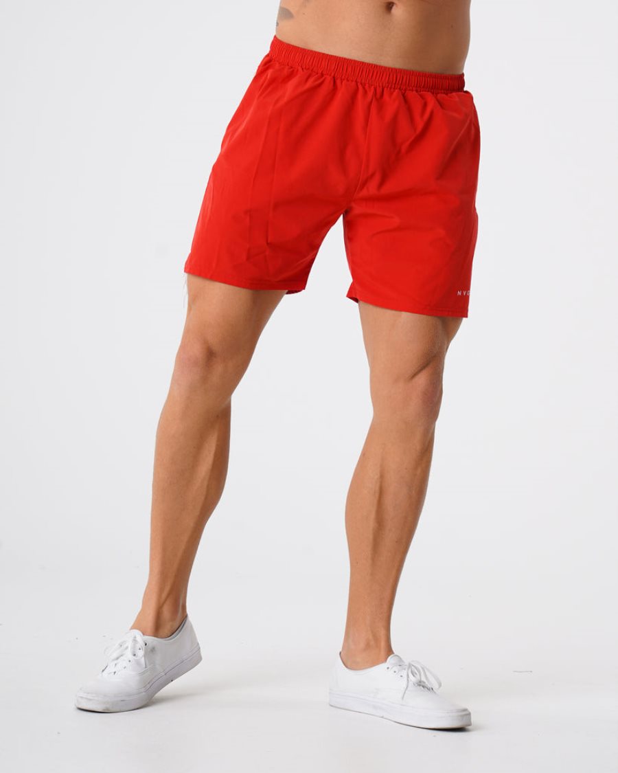 Pantalones Cortos NVGTN Flex Hombre Rojas | gpzDzzzM