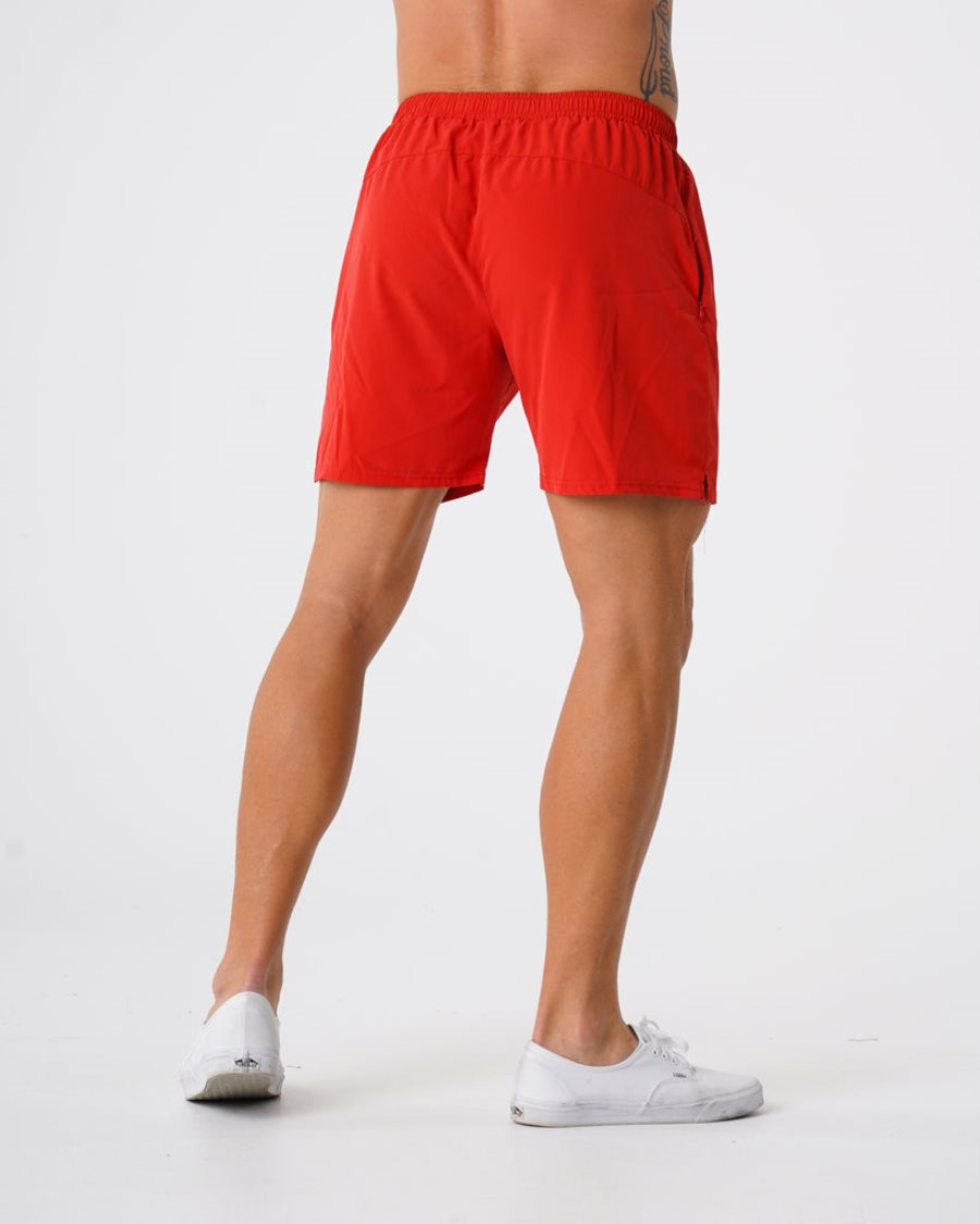 Pantalones Cortos NVGTN Flex Hombre Rojas | gpzDzzzM