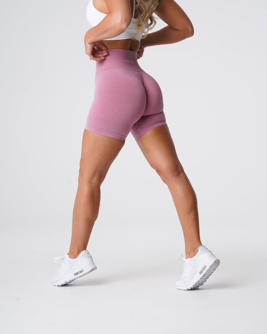 Pantalones Cortos NVGTN Pro Seamless Mujer Rosas | 7XUlCTmh