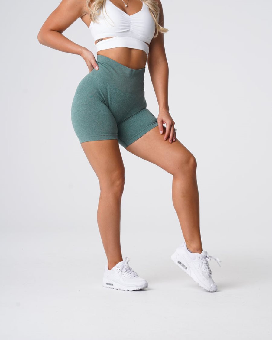 Pantalones Cortos NVGTN Pro Seamless Mujer Verde | B1N4p6gO