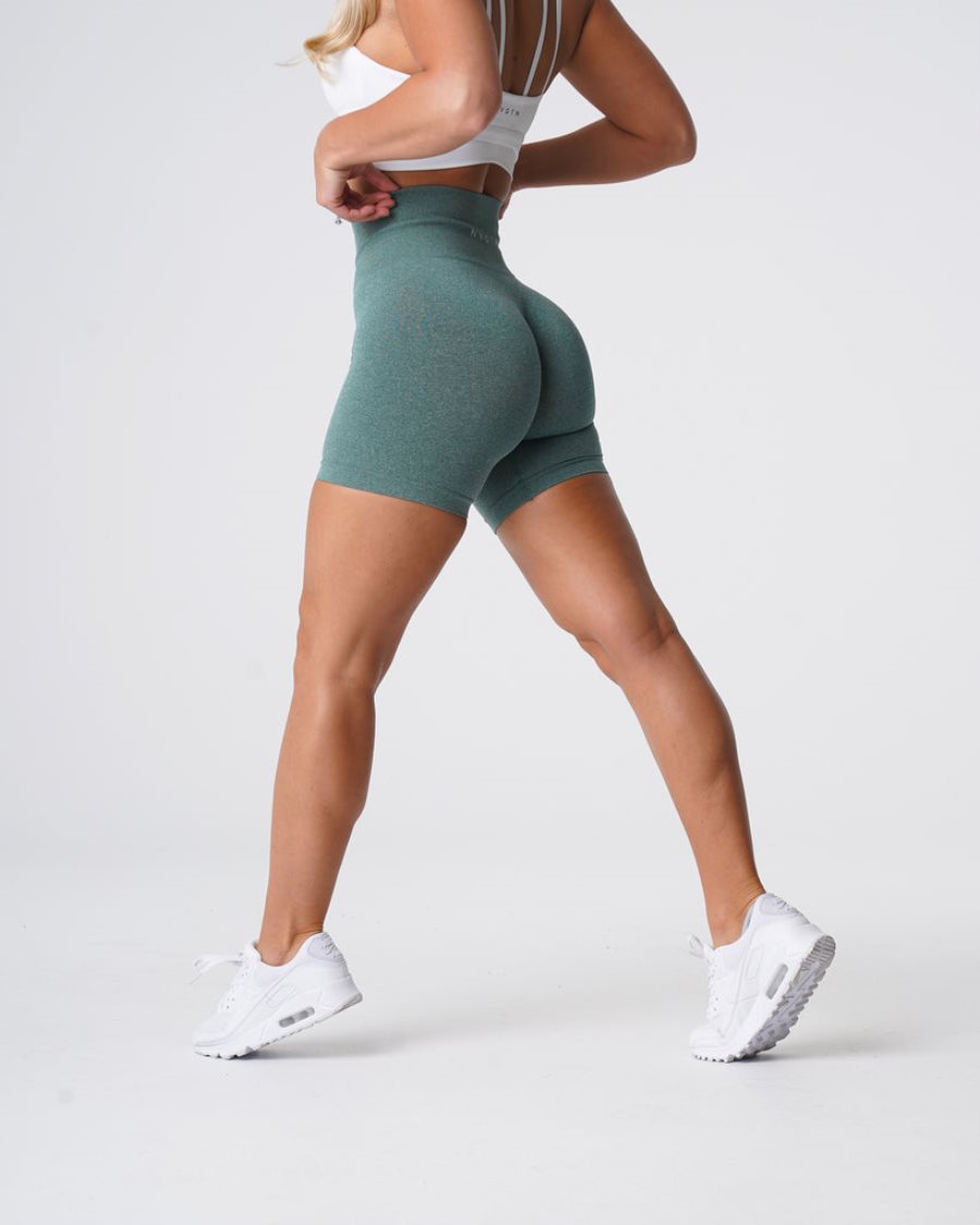 Pantalones Cortos NVGTN Pro Seamless Mujer Verde | B1N4p6gO