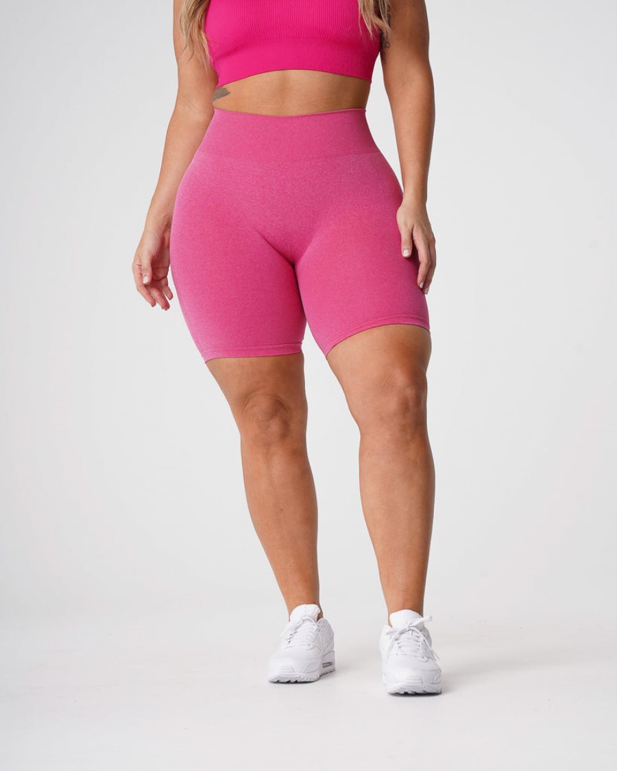 Pantalones Cortos NVGTN Pro Seamless Mujer Fucsia | JHOOgYhA