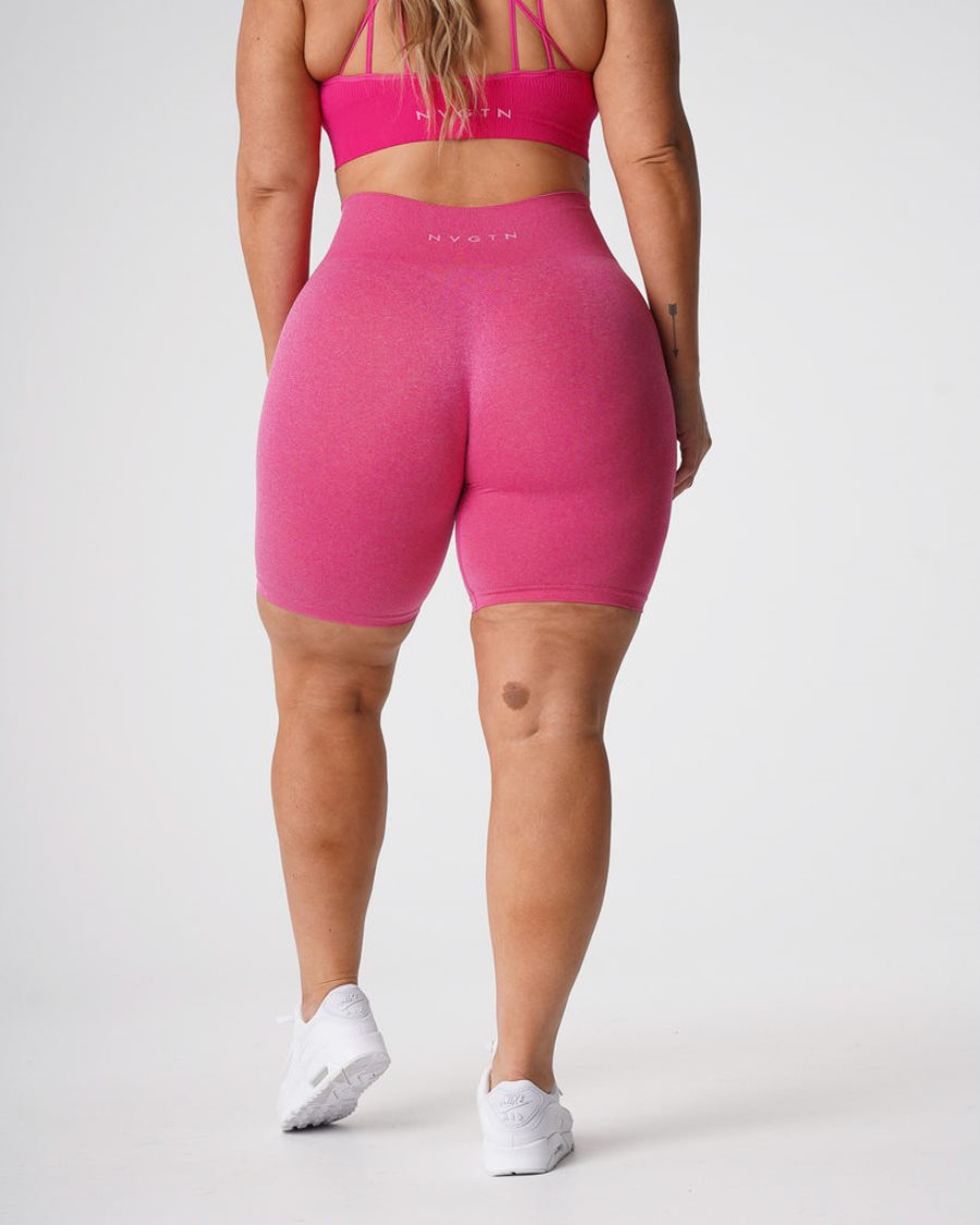 Pantalones Cortos NVGTN Pro Seamless Mujer Fucsia | JHOOgYhA