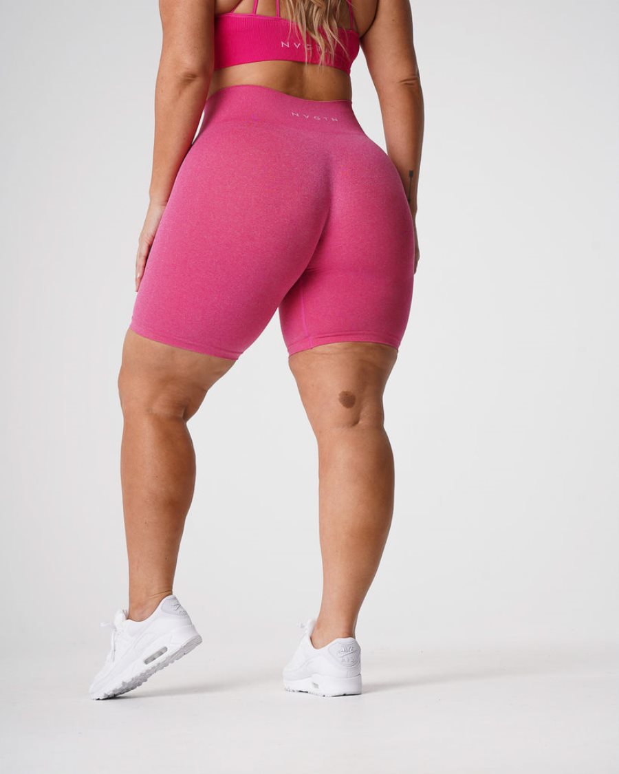 Pantalones Cortos NVGTN Pro Seamless Mujer Fucsia | JHOOgYhA