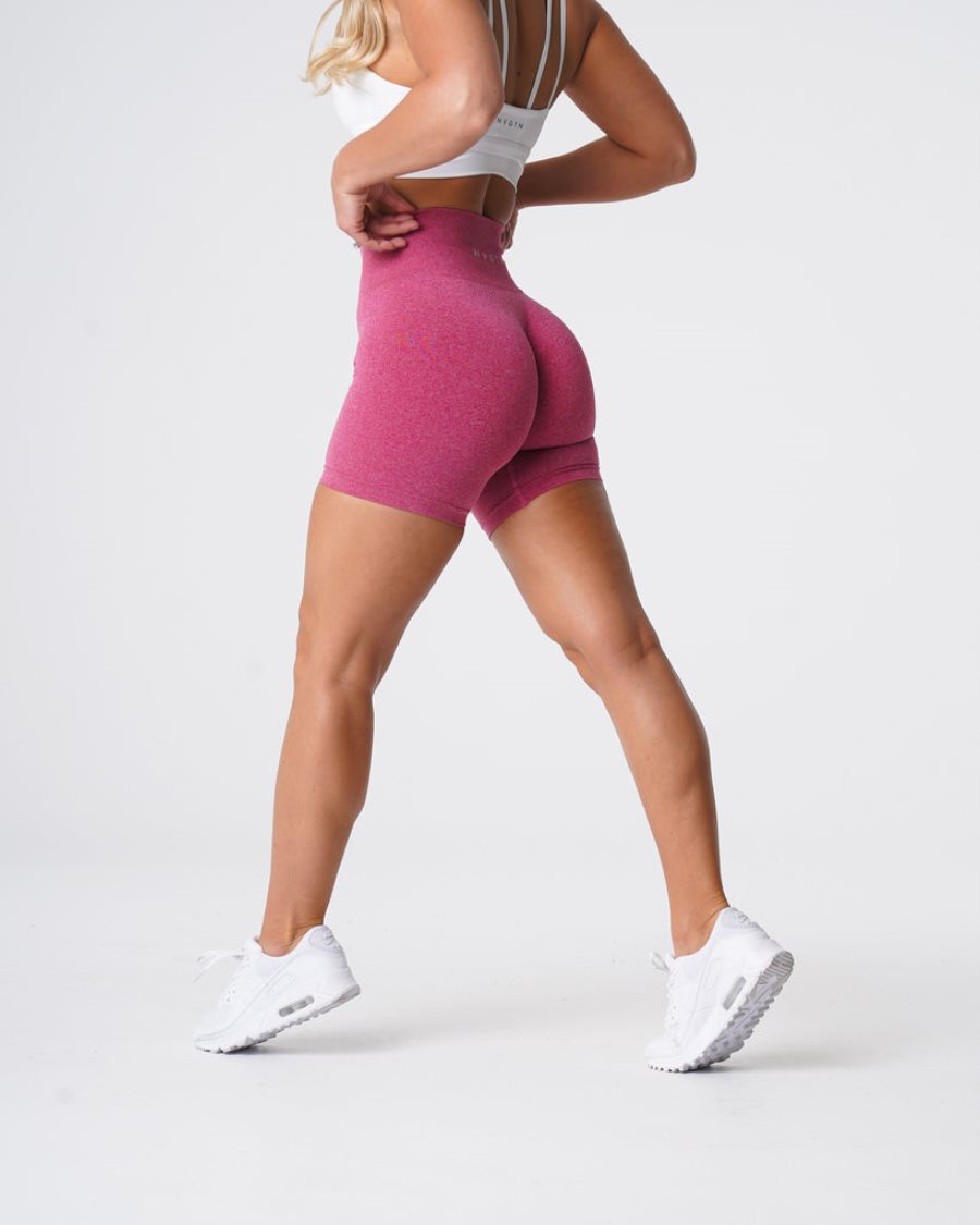 Pantalones Cortos NVGTN Pro Seamless Mujer Rosas | WOlpYfHH