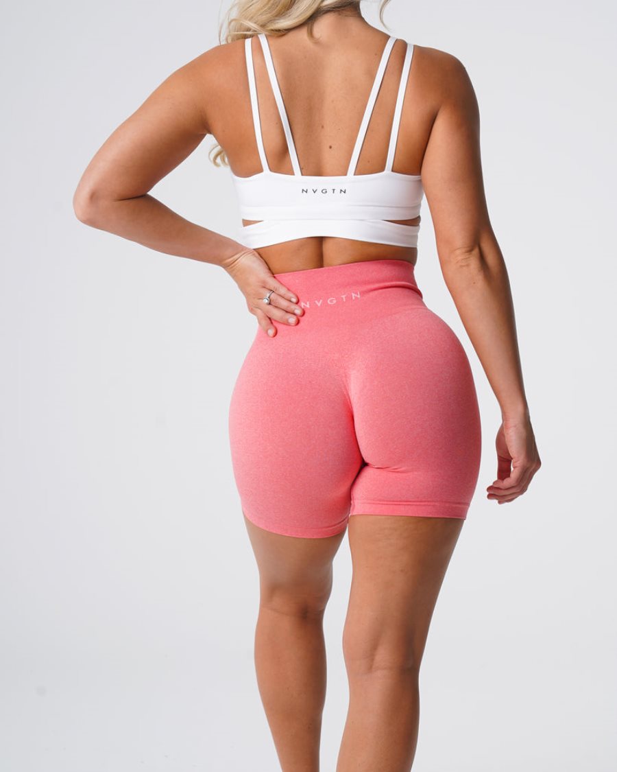 Pantalones Cortos NVGTN Pro Seamless Mujer Coral | sDw0TcpW