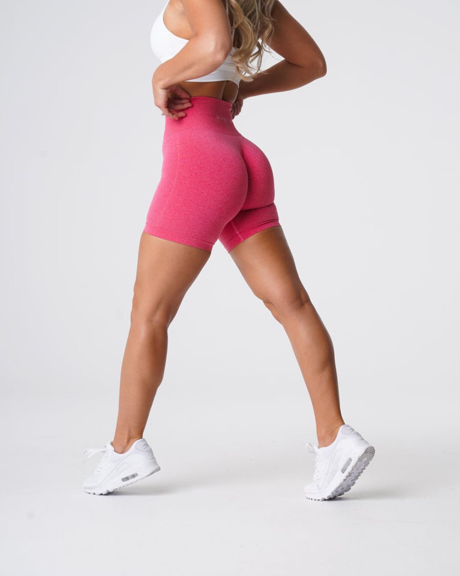 Pantalones Cortos NVGTN Pro Seamless Mujer Rosas | wjNrqyms