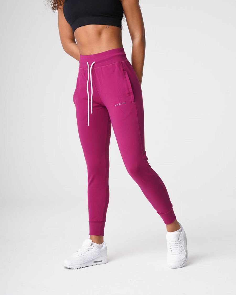 Pantalones Jogger NVGTN Joggers Mujer Burdeos | vMZGctxB