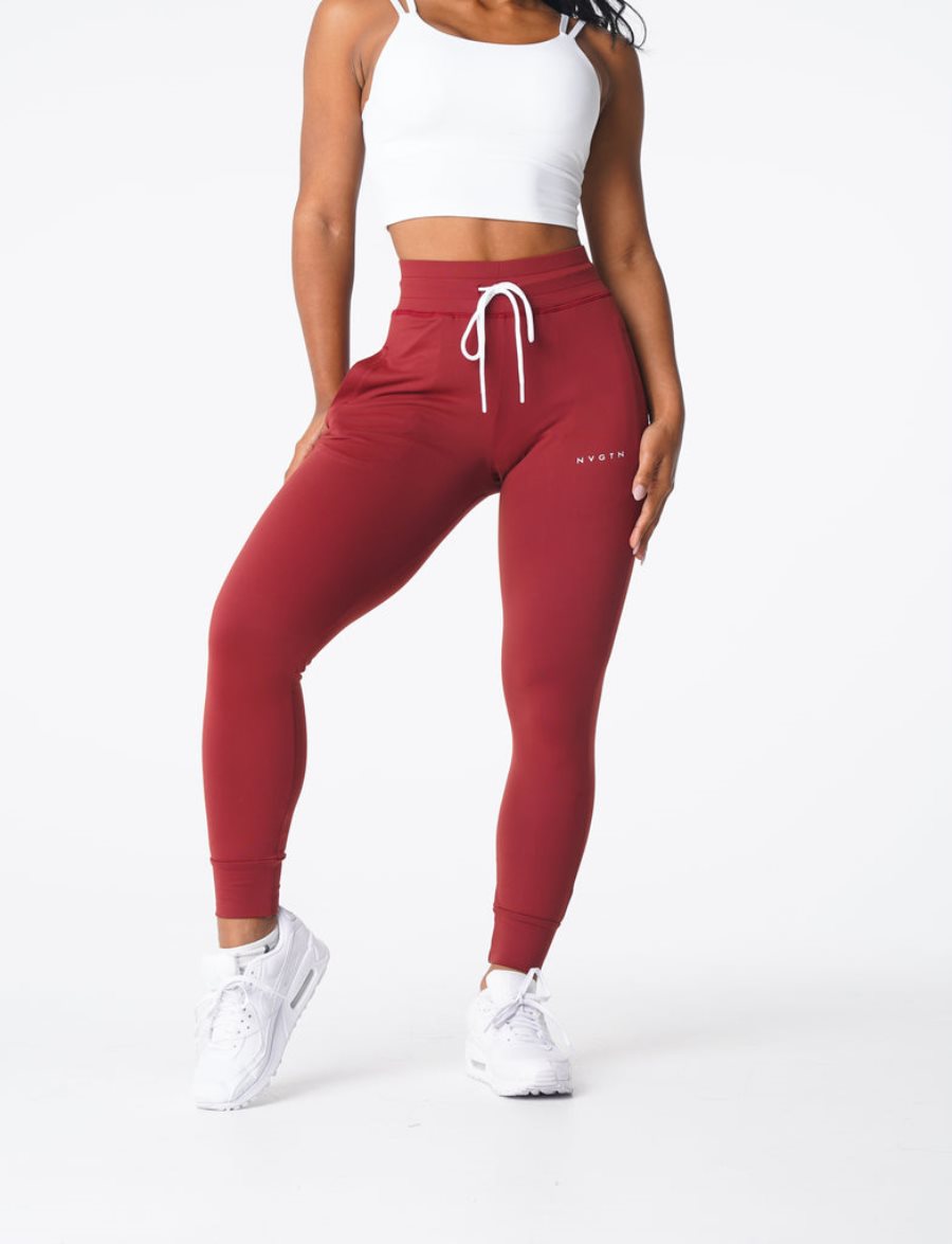 Pantalones Jogger NVGTN Joggers Mujer Moradas Rojas | Jf9xah38