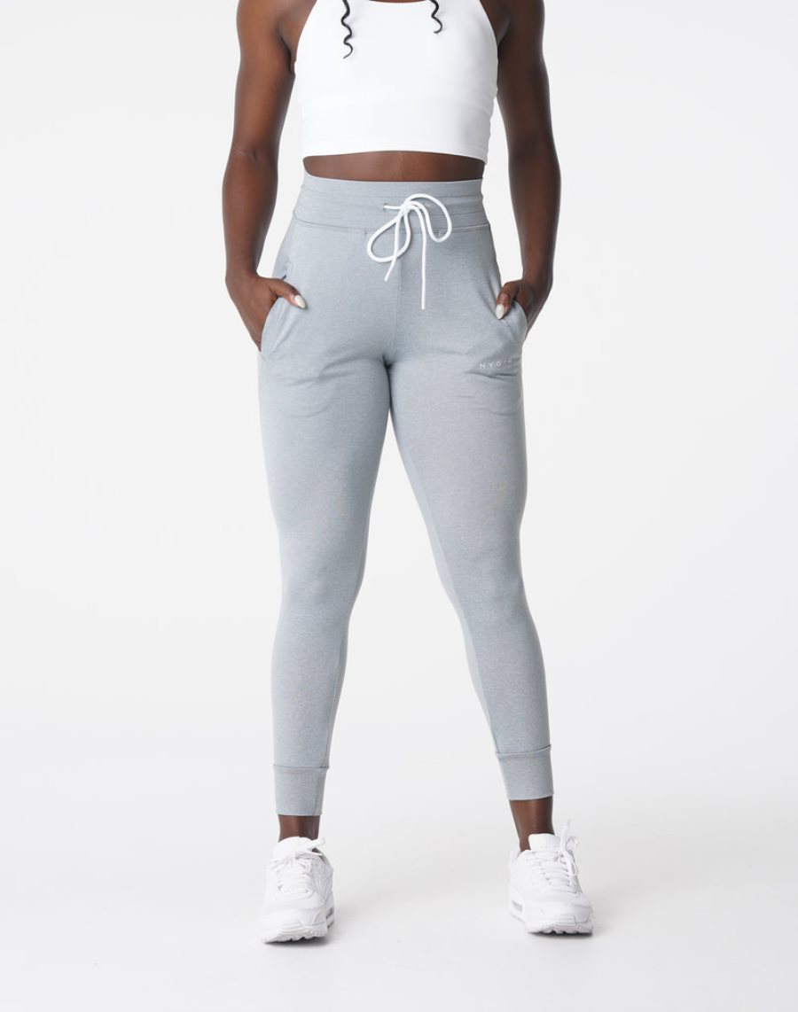 Pantalones Jogger NVGTN Joggers Mujer Plateadas | PZAgU2Ly