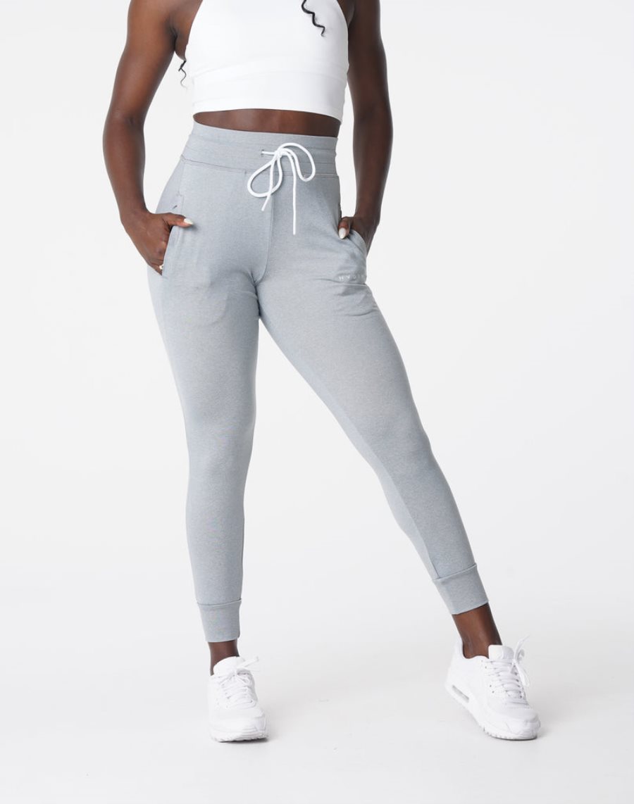 Pantalones Jogger NVGTN Joggers Mujer Plateadas | PZAgU2Ly