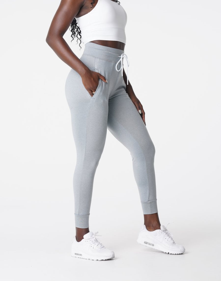 Pantalones Jogger NVGTN Joggers Mujer Plateadas | PZAgU2Ly