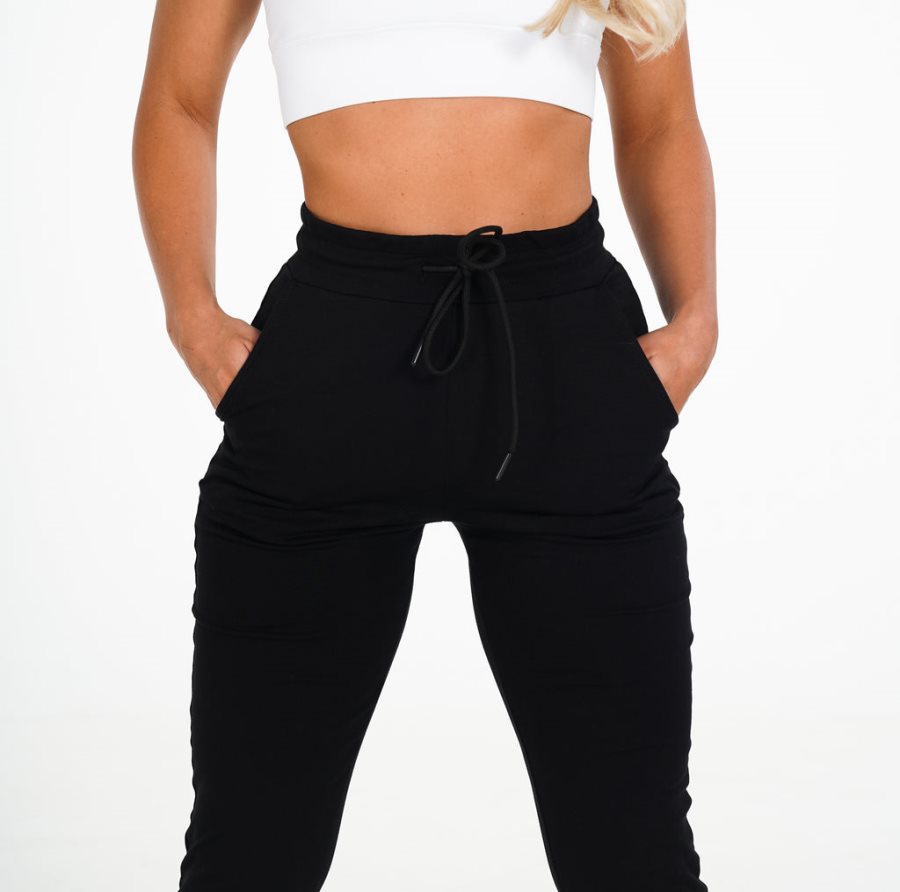 Pantalones Jogger NVGTN Relax Mujer Negras | KdcJ5xJ4