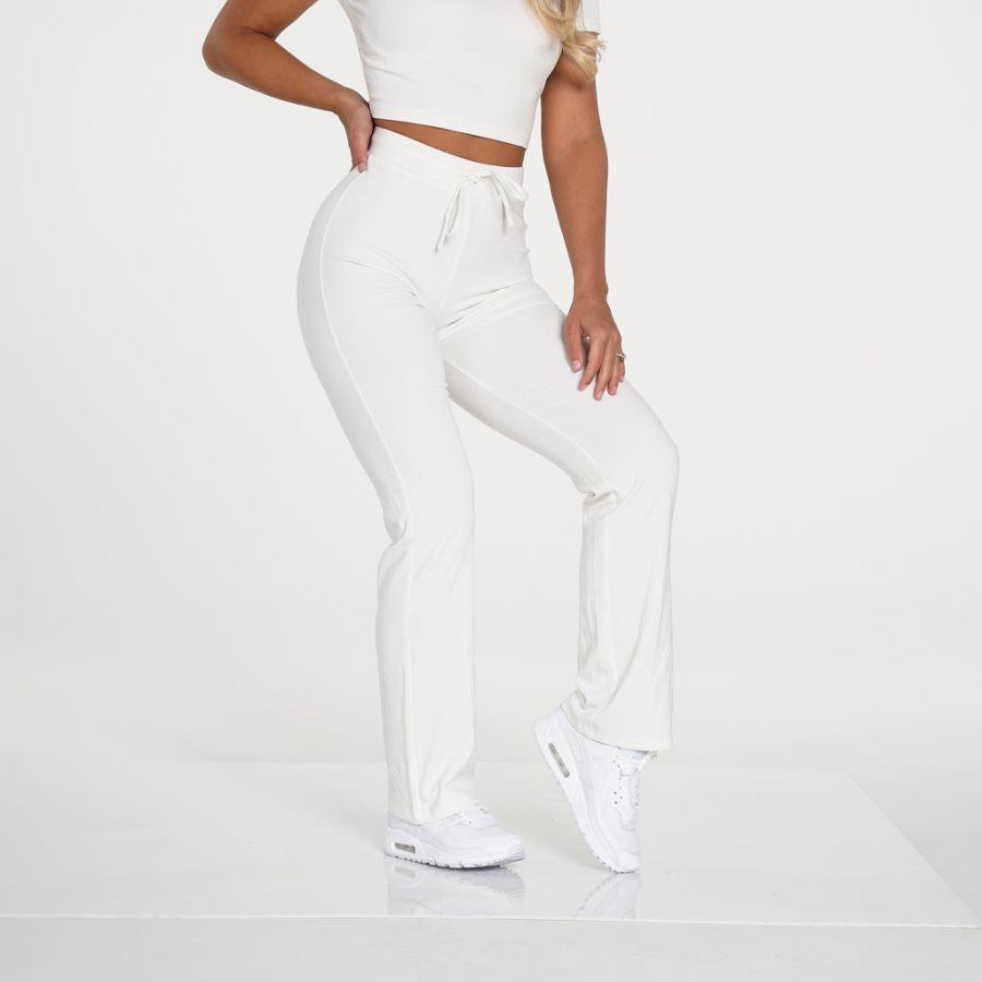 Pantalones NVGTN Hello Weekend Lounge Mujer Creme | 7w6tVt5V