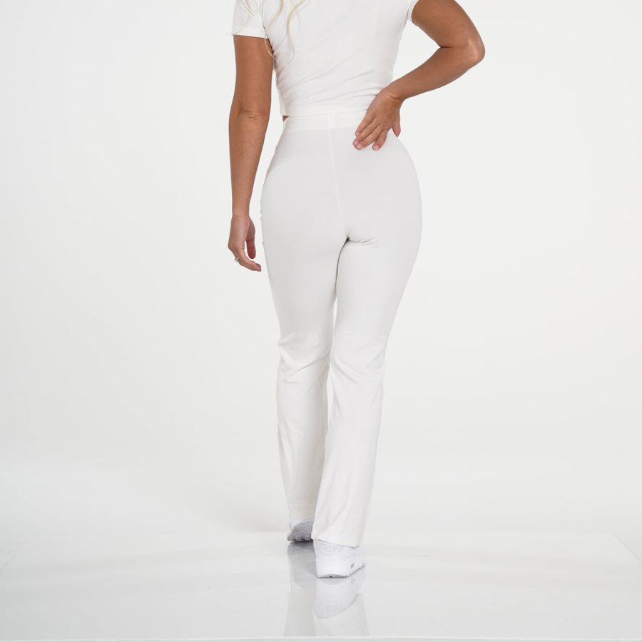 Pantalones NVGTN Hello Weekend Lounge Mujer Creme | 7w6tVt5V