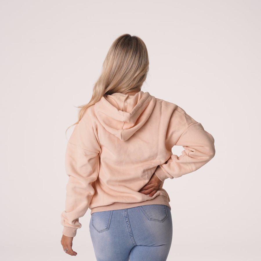 Sudadera Con Capucha NVGTN Essential Drop Shoulder Mujer Beige | H6R5WLWU