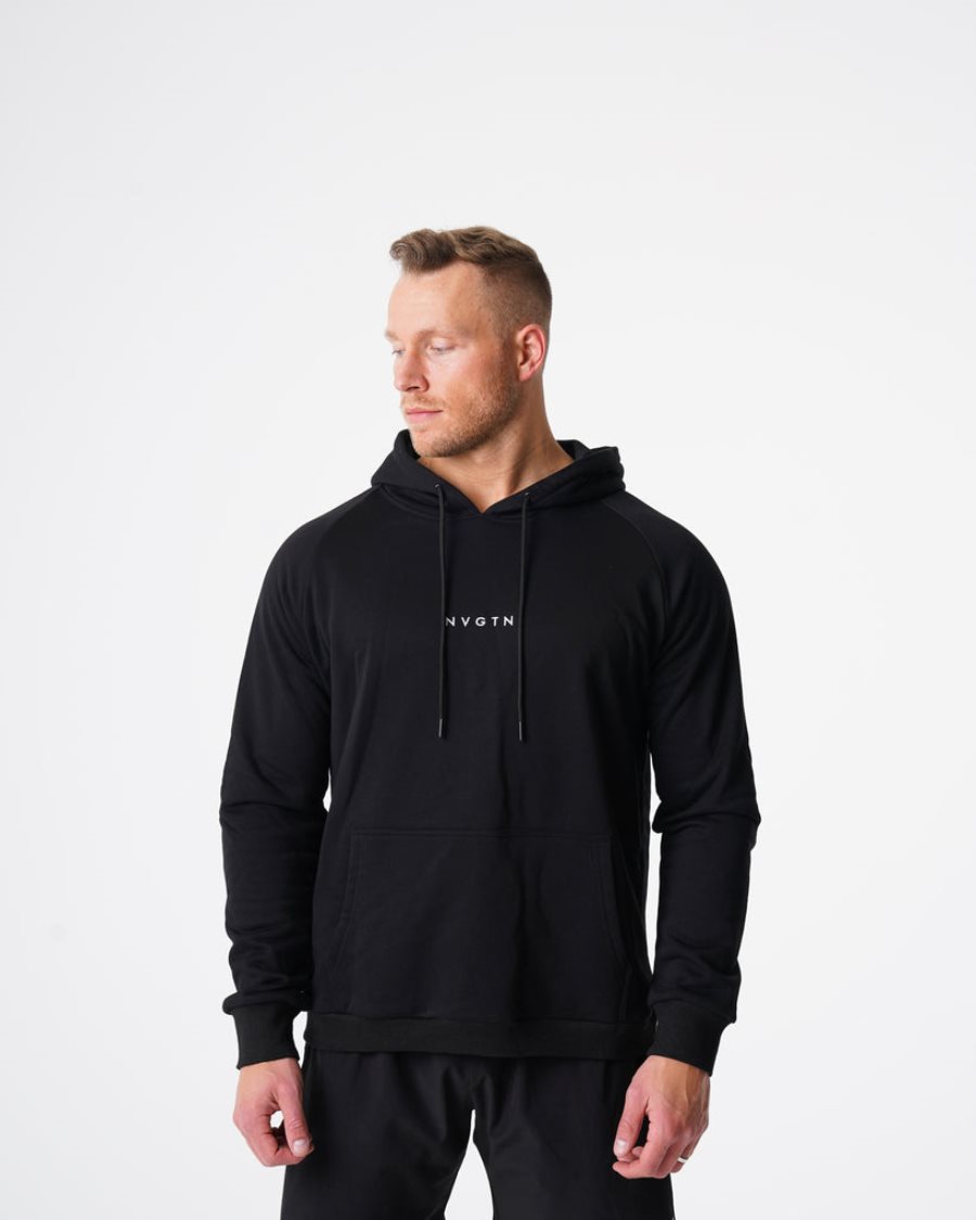 Sudadera Con Capucha NVGTN Lounge Hombre Negras | 0iN905sc