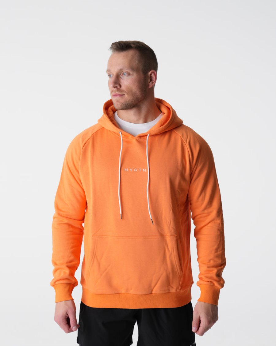 Sudadera Con Capucha NVGTN Lounge Hombre Naranjas | BCkN24Fh