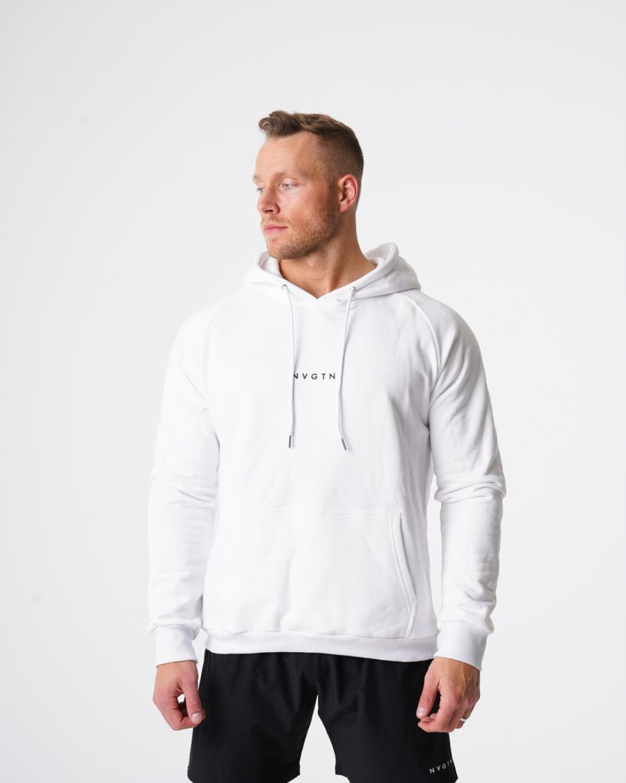 Sudadera Con Capucha NVGTN Lounge Hombre Blancas | m0rZzOqa